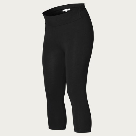 Noppies Zwangerschapslegging 3/4 Capri Naadloos Zwart Noppies Zwangerschapslegging 3/4 Capri Naadloos Zwart