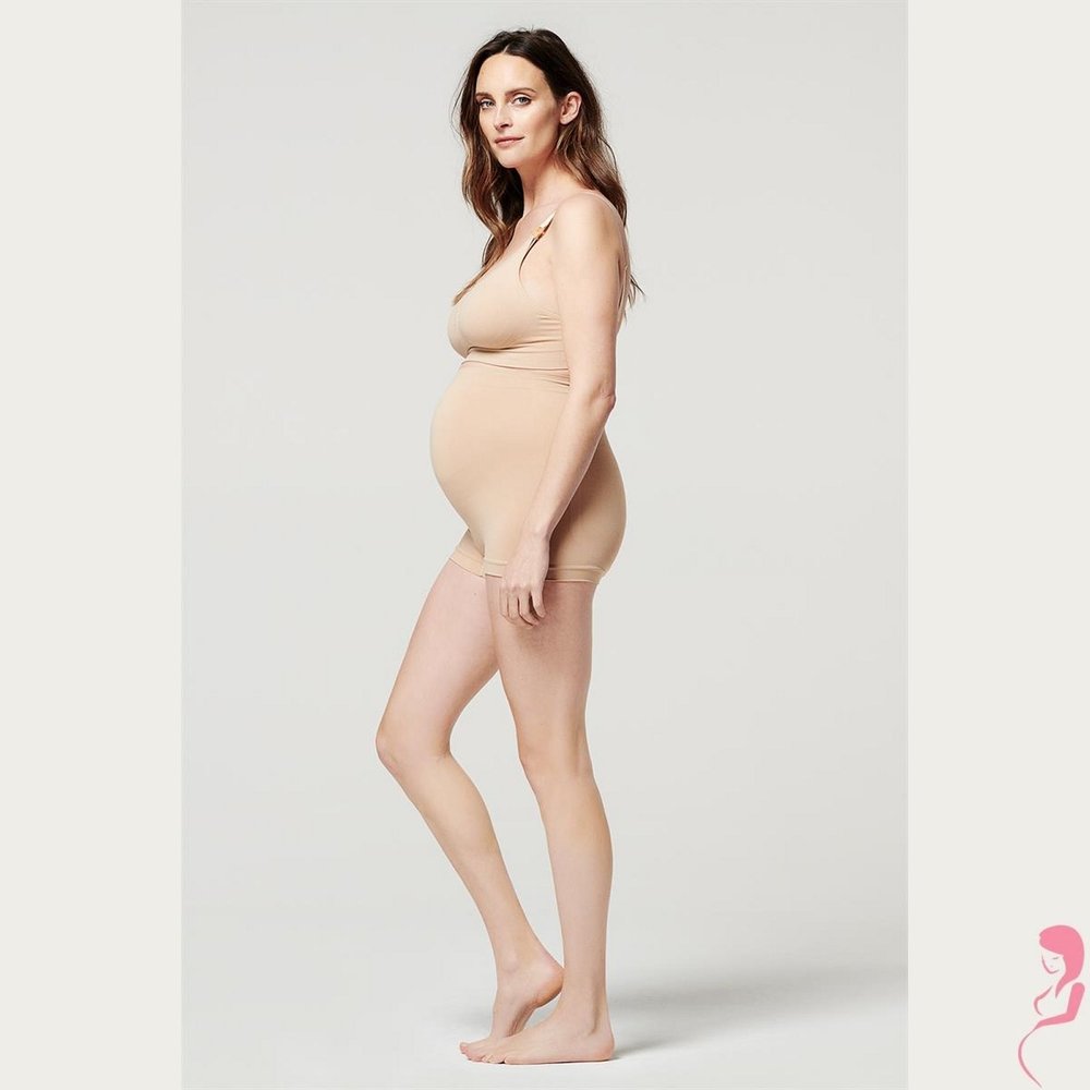 Noppies Zwangerschapsshort Positieshort Hoog Naadloos Huidskleur