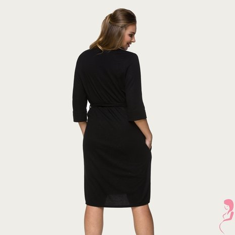 Lupoline ZwangerschapsKamerjas Badjas Sexy Black Lupoline ZwangerschapsKamerjas Badjas Sexy Black