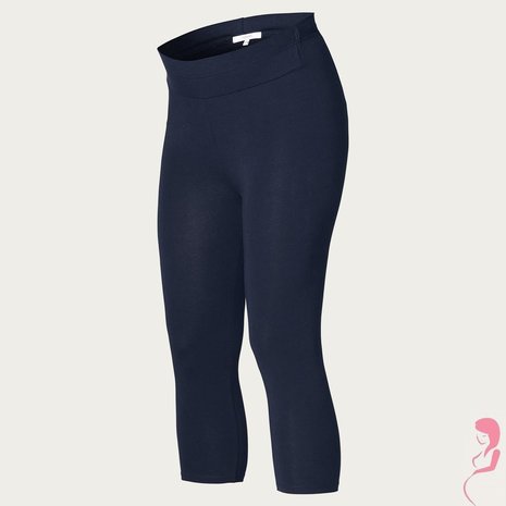 Noppies Zwangerschapslegging 3/4 Capri Naadloos Donker Blauw Noppies Zwangerschapslegging 3/4 Capri Naadloos Donker Blauw