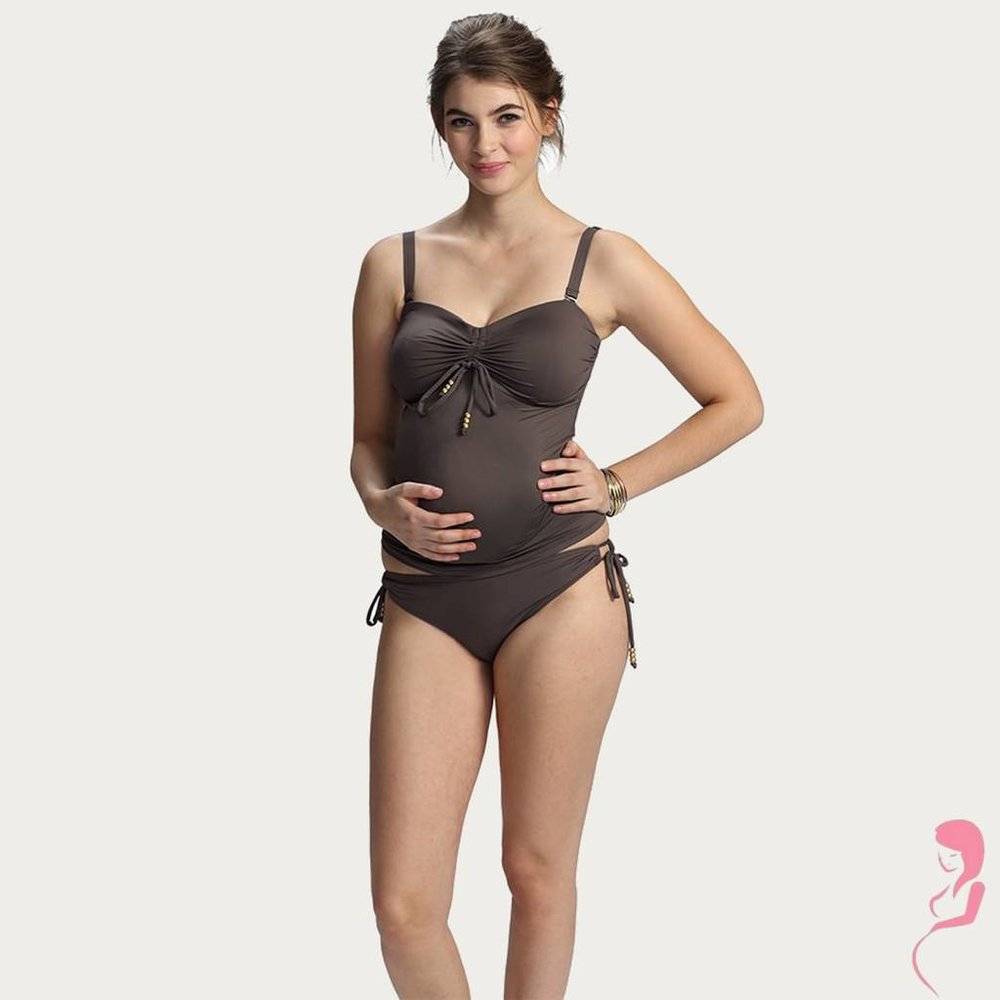 Petit Amour ZwangerschapsTankini / PositieTankini Cameron Solid MaxiCup