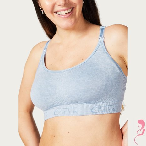 Cake Lingerie Zwangerschapsbh / Meegroeibh Cotton Candy Heather  Blue