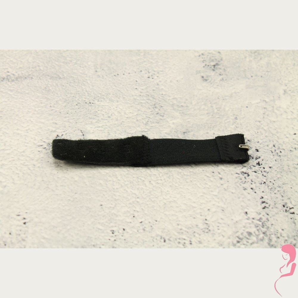 Op en Top Beha Verlenger 1 Haaks Zwart met Elastiek (per stuk)