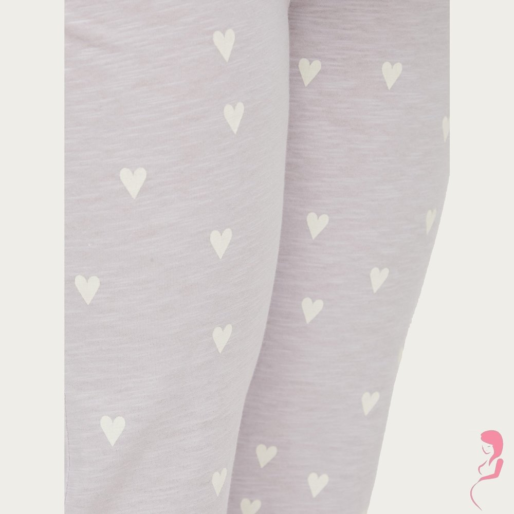 Mamalicious Zwangerschapspyjama / Voedingspyiama Mlmira Lia Hearty