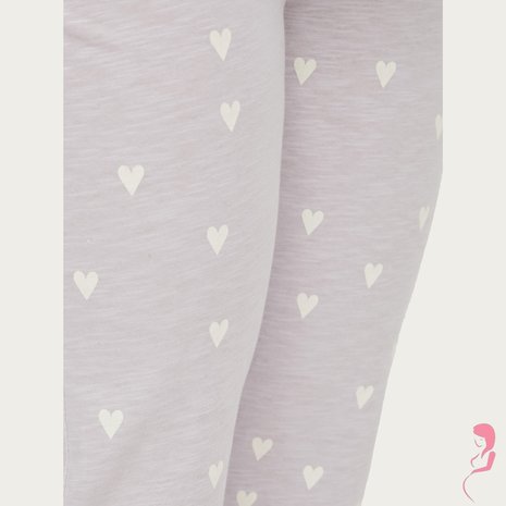 Mamalicious Zwangerschapspyjama / Voedingspyiama Mlmira Lia Hearty