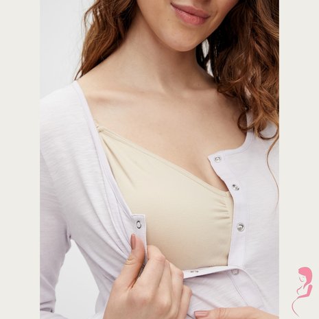 Mamalicious Zwangerschapspyjama / Voedingspyiama Mlmira Lia Hearty