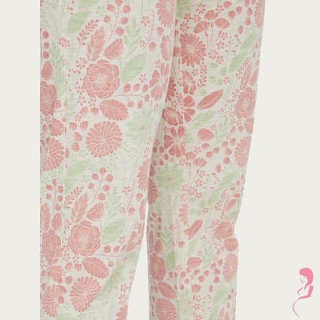 Mamalicious Zwangerschapspyjama / Voedingspyiama Mlmira Lia Celadon Green