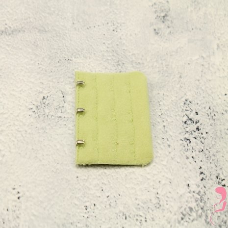 Op en Top BH Verlengstuk / Verlenger 3 Haaks MosGroen (per stuk)