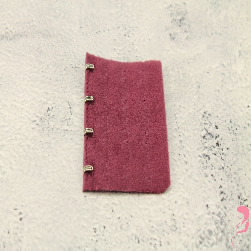 Op en Top BH Verlengstuk / Verlenger 4 Haaks RoodBruin (per stuk)