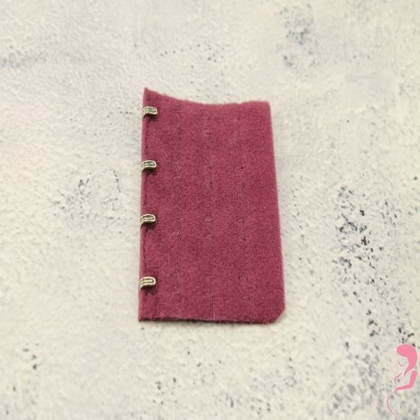 Op en Top BH Verlengstuk / Verlenger 4 Haaks RoodBruin (per stuk)