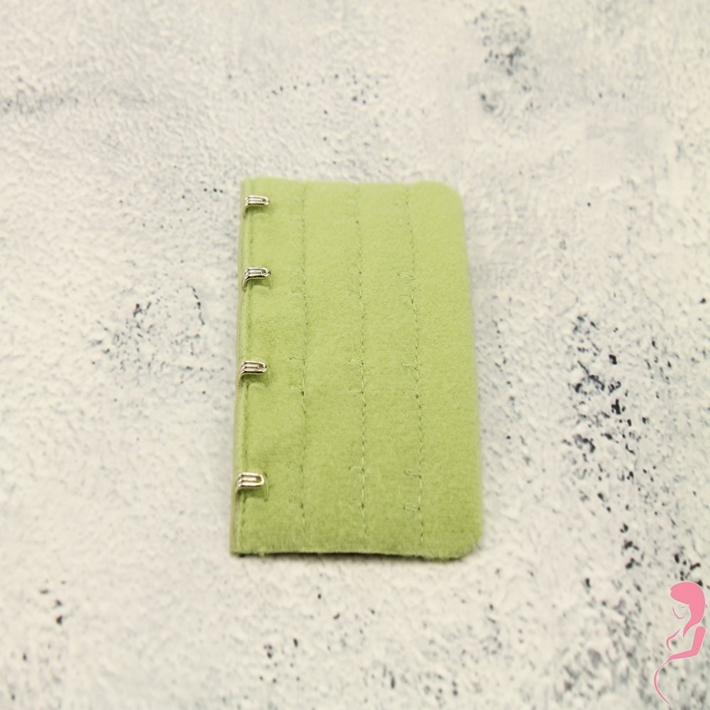 Op en Top BH Verlengstuk / Verlenger 4 Haaks Licht Groen (per stuk)