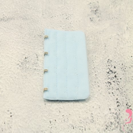 Op en Top BH Verlengstuk / Verlenger 4 Haaks Wolk Blauw (per stuk) Op en Top BH Verlengstuk / Verlenger 4 Haaks Wolk Blauw (per stuk)