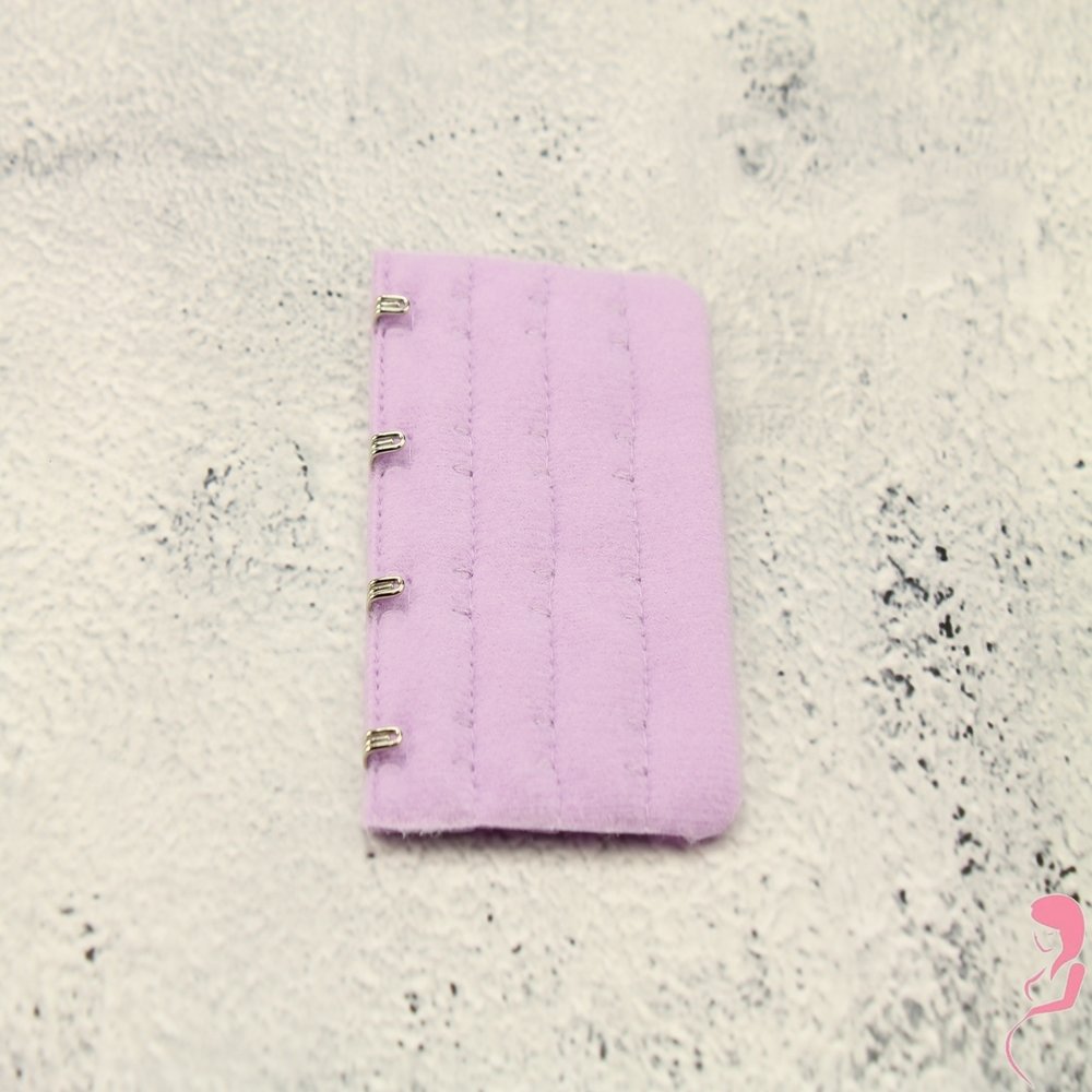 Op en Top BH Verlengstuk / Verlenger 4 Haaks Lila (per stuk)