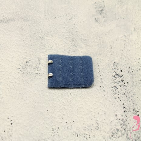 Op en Top BH Verlengstuk / Verlenger 2 Haaks Donker Blauw (per stuk)