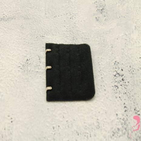 Op en Top BH Verlengstuk / Verlenger 3 Haaks Zwart (per stuk) Op en Top BH Verlengstuk / Verlenger 3 Haaks Zwart (per stuk)