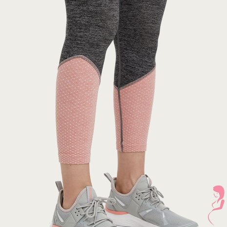 Mamalicious Sport Zwangerschapslegging MLFresh Active 7/8 Naadloos Rosette