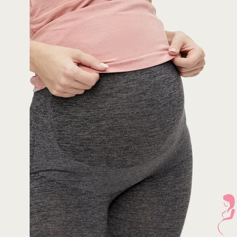 Mamalicious Sport Zwangerschapslegging MLFresh Active 7/8 Naadloos Rosette