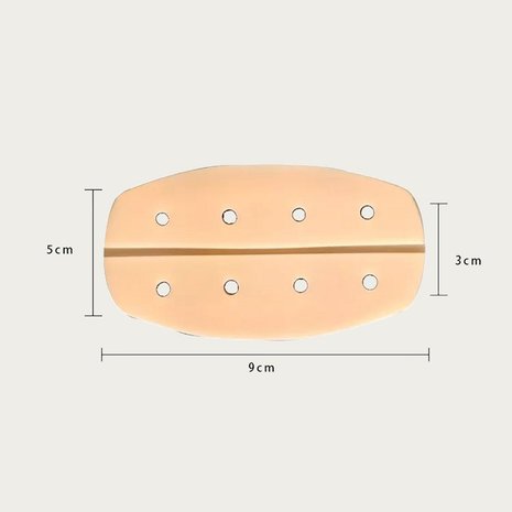 Op en Top Beha Schouderbeschermer Geperforeerd Zwart