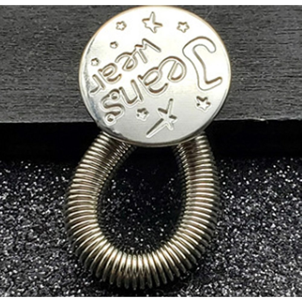 Op en Top Broek Verlengstuk / Verlenger Zilver  Veer met zilver Jeans Wear