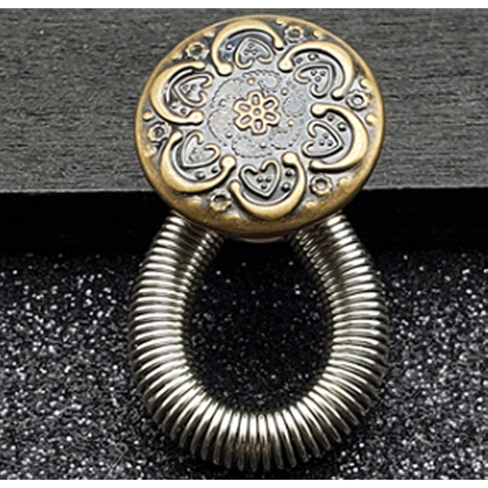 Op en Top Broek Verlengstuk / Verlenger Zilver  Veer Koper Bloem Op en Top Broek Verlengstuk / Verlenger Zilver  Veer Koper Bloem