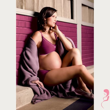 Cache Coeur Shorts Illusion Cassis