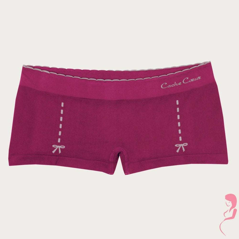 Cache Coeur Shorts Illusion Cassis