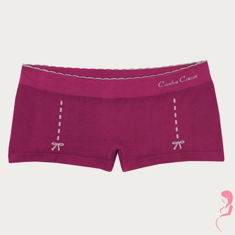 Cache Coeur Shorts Illusion Cassis