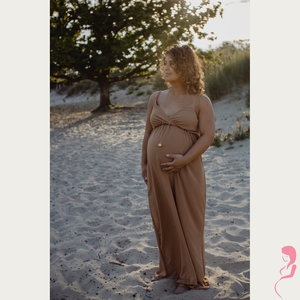 Proud MaMa Zwangerschapsketting Ballchain BabybelFine Zilver Luna