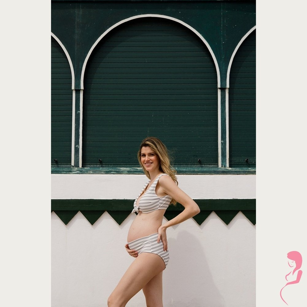 Pez D'or ZwangerschapsBikini Aida Navy Stripe Pez D'or ZwangerschapsBikini Aida Navy Stripe