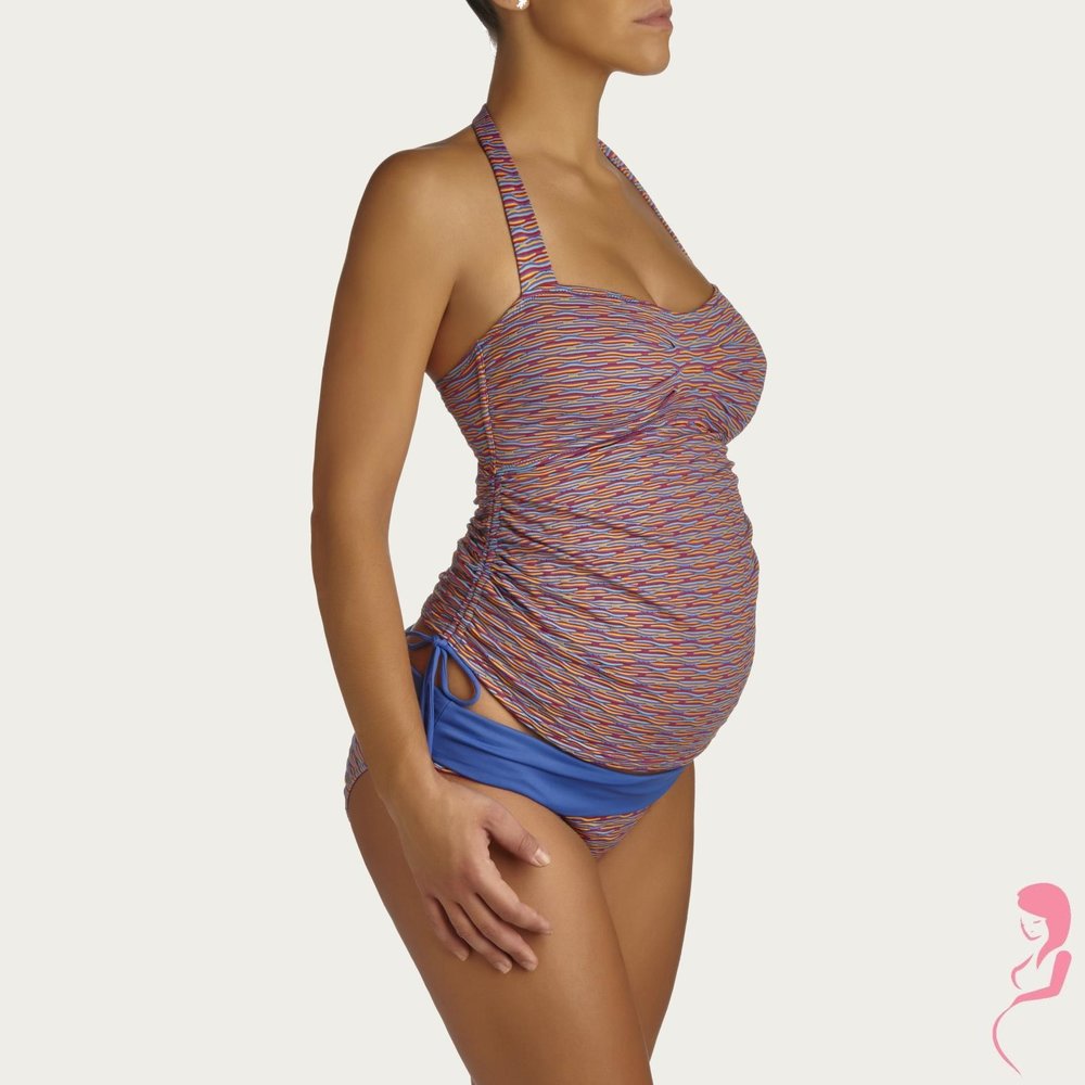 Pez D'or ZwangerschapsTankini / PositieTankini Jacquard Martinique multi Pez D'or ZwangerschapsTankini / PositieTankini Jacquard Martinique multi