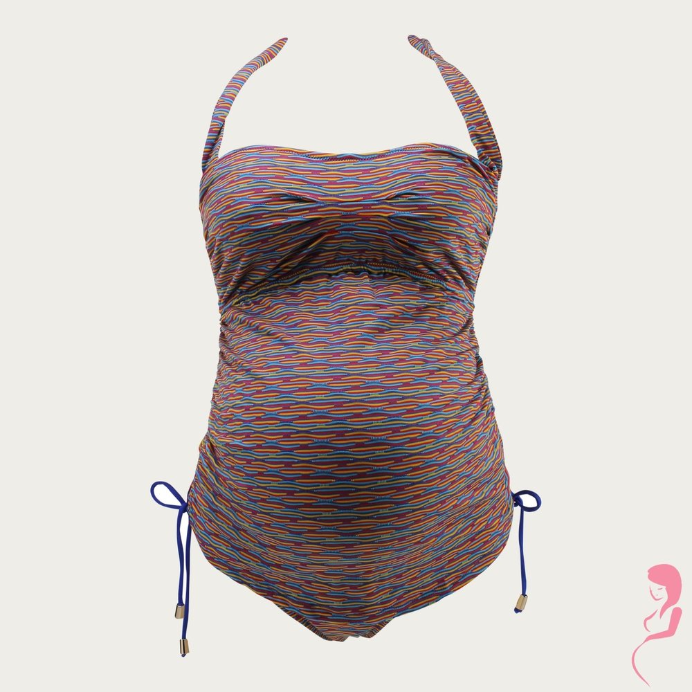 Pez D'or ZwangerschapsTankini / PositieTankini Jacquard Martinique multi Pez D'or ZwangerschapsTankini / PositieTankini Jacquard Martinique multi