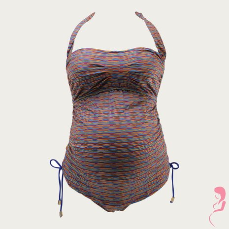 Pez D'or ZwangerschapsTankini / PositieTankini Jacquard Martinique multi Pez D'or ZwangerschapsTankini / PositieTankini Jacquard Martinique multi