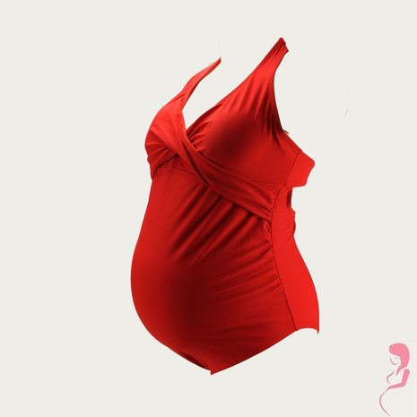 4-Mother ZwangerschapsBadpak / PositieBadpak Bobbie Red 4-Mother ZwangerschapsBadpak / PositieBadpak Bobbie Red