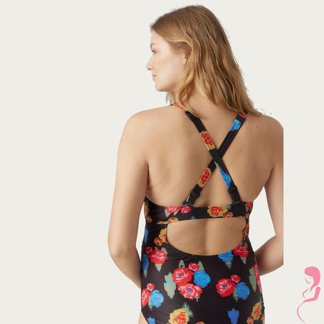 Mamalicious ZwangerschapsBadpak / PositieBadpak  Jane Bow Flower Black Mamalicious ZwangerschapsBadpak / PositieBadpak  Jane Bow Flower Black