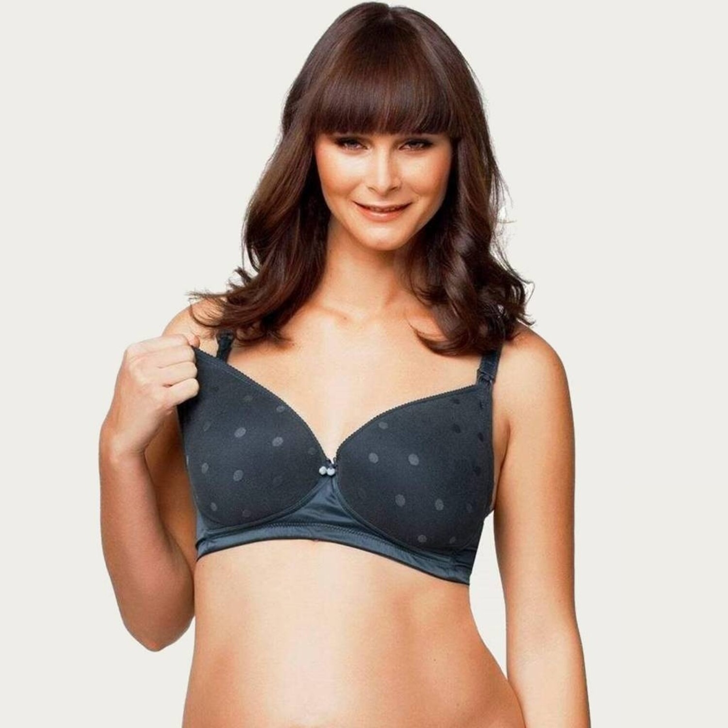 momcozy Voedingsbeha zonder beugel, naadloze comfortabele zwangerschapsbeha, gevoerde natuurlijke vorm, zachte zwangerschapsbeha, beige, XXL