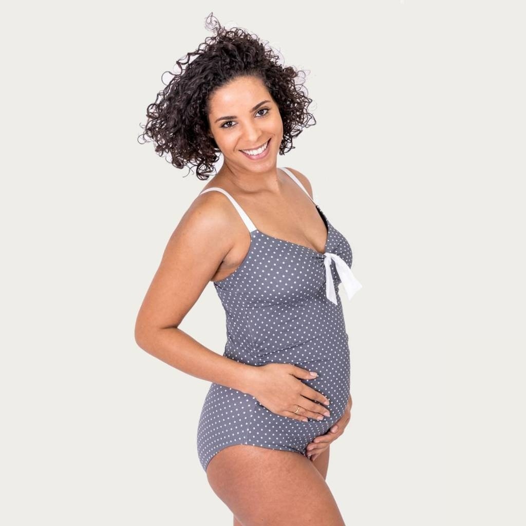 Petit Amour PositieBadpak / Zwangerschapsbadpak Antonie Grey afbeelding