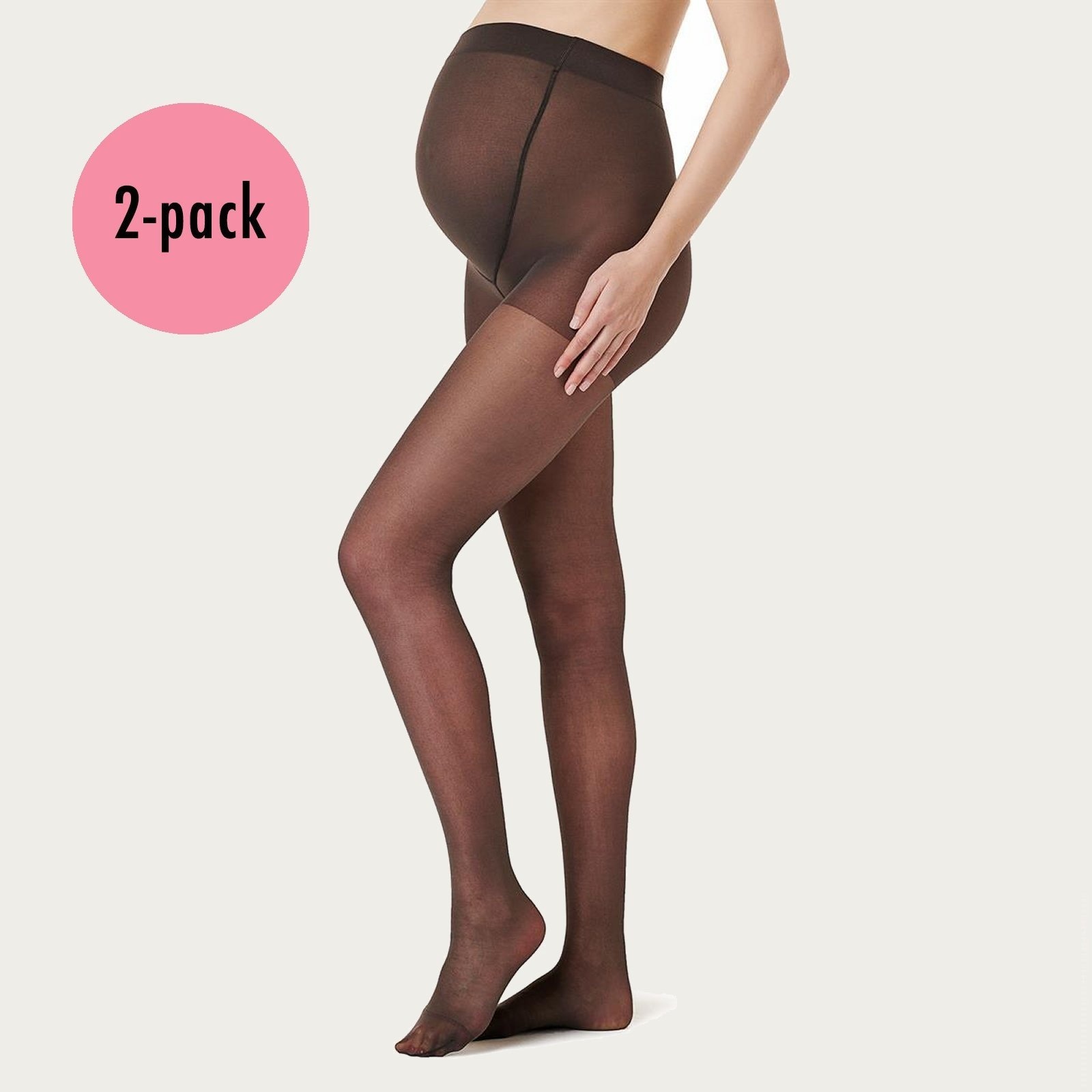 Noppies Zwangerschapspanty Positiepanty 20 Den Nearly Zwart 2-Pack afbeelding