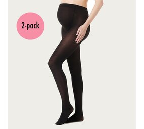 Noppies Zwangerschapspanty 2-Pack 50 Den Zwart Noppies Zwangerschapspanty 2-Pack 50 Den Zwart