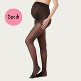 Noppies Zwangerschapspanty 2-Pack 20 Den Zwart Noppies Zwangerschapspanty 2-Pack 20 Den Zwart