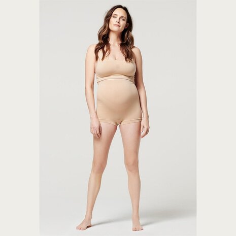 Noppies Zwangerschapsshort Positieshort Hoog Naadloos Huidskleur