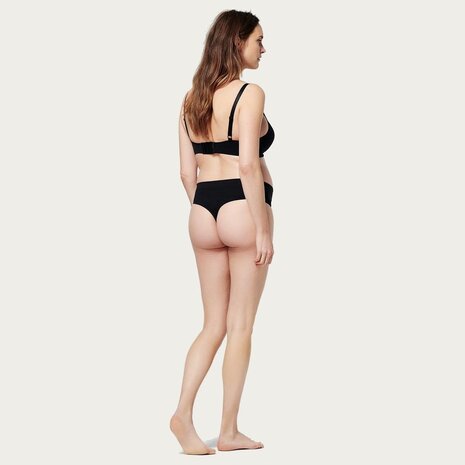 Noppies Zwangerschapsstring Positiestring Naadloos Zwart Noppies Zwangerschapsstring Positiestring Naadloos Zwart