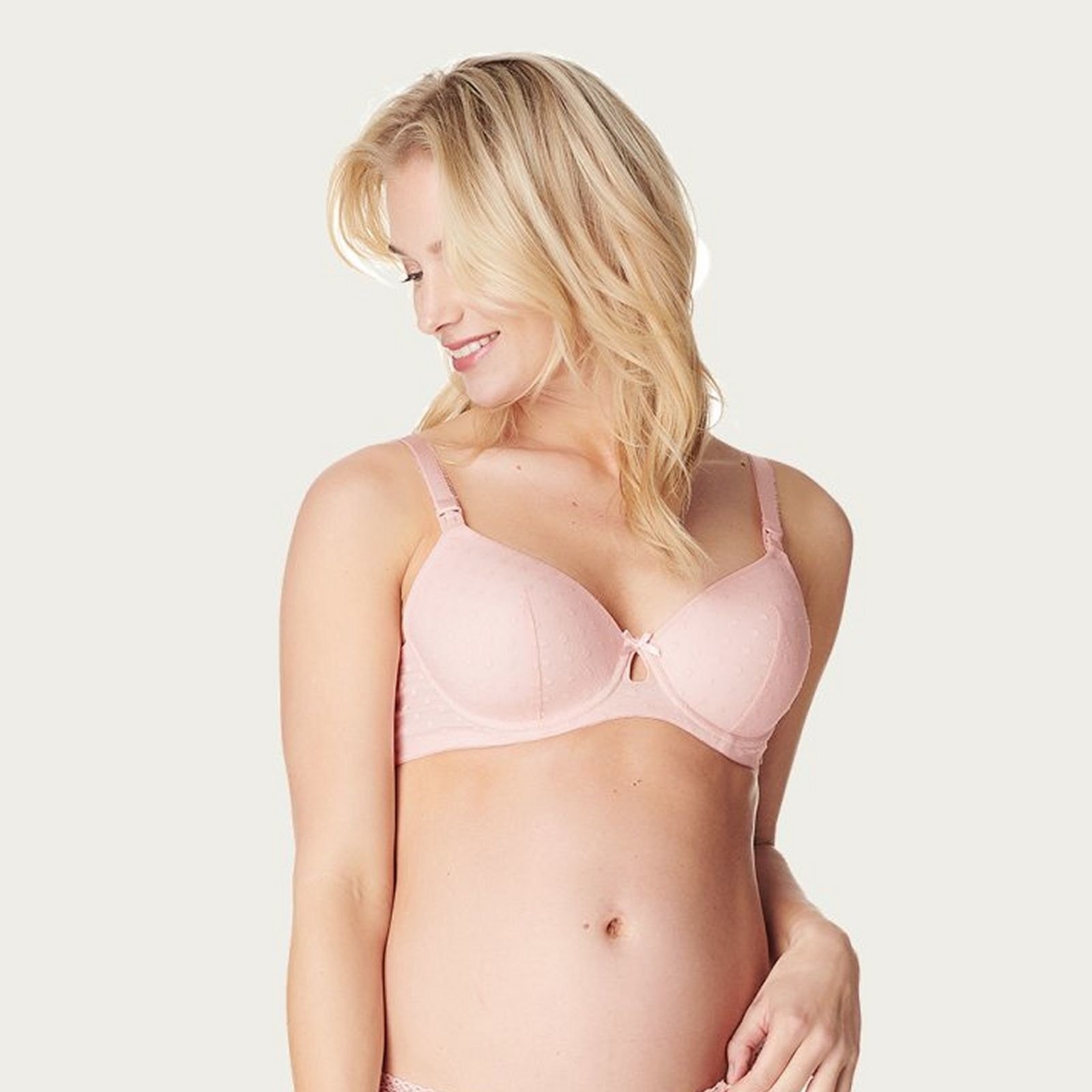 Noppies Zwangerschapsbh / Voedingsbh Deluxe Mesh Roze afbeelding