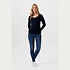 Zwangerschapsshirt Ronde Hals Lange Mouw Donker Blauw Zwangerschapsshirt Ronde Hals Lange Mouw Donker Blauw