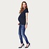 Zwangerschapsshirt V Hals Rome Korte Mouw Donker Blauw Zwangerschapsshirt V Hals Rome Korte Mouw Donker Blauw