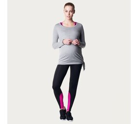 Noppies Zwangerschapstop Sport Lange Mouw Grijs Noppies Zwangerschapstop Sport Lange Mouw Grijs