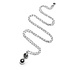 Ballchain Babybel Ketting Mother of pearl grey Ballchain Babybel Ketting Mother of pearl grey