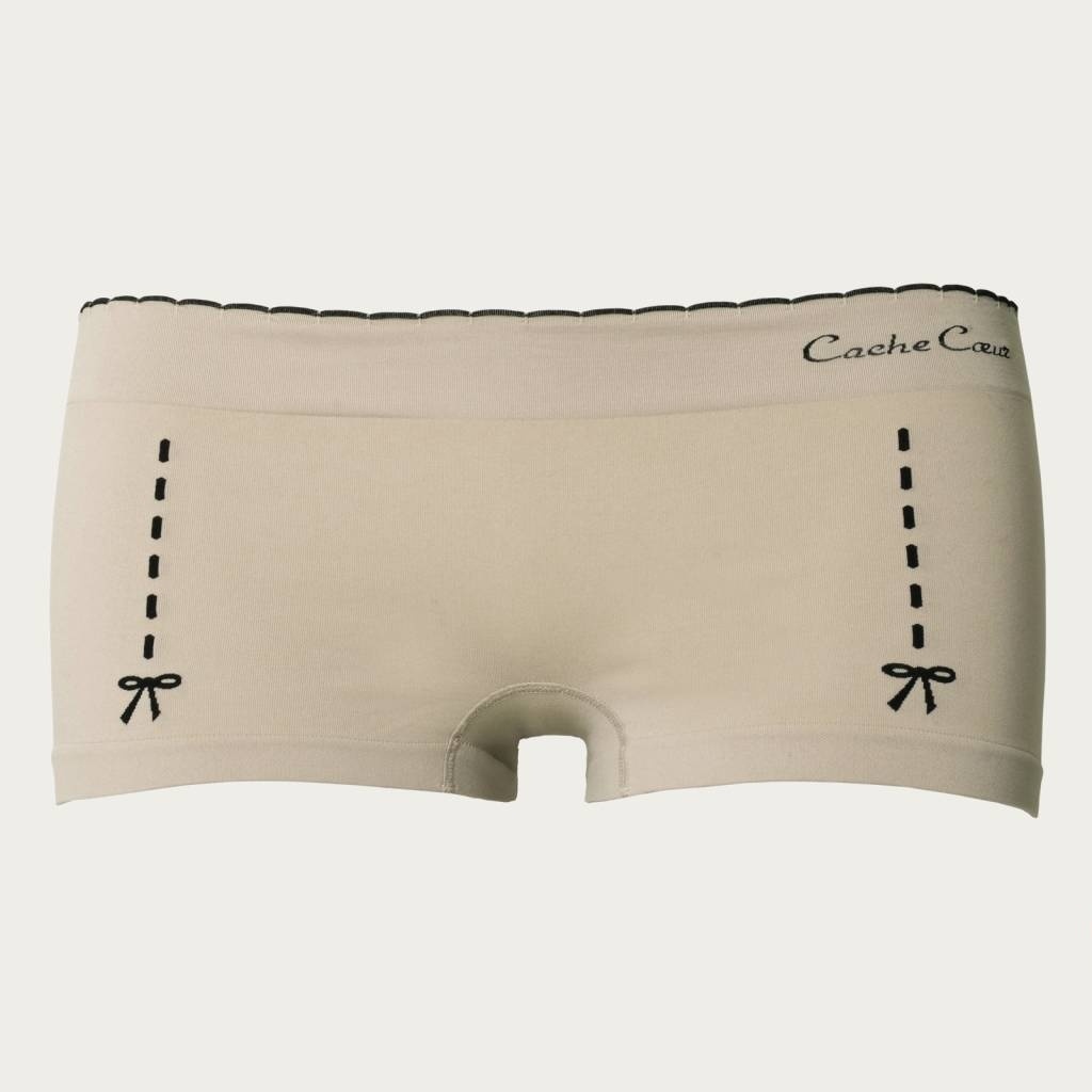 Cache Coeur Shorts Illusion Beige met heerlijke pasvorm afbeelding