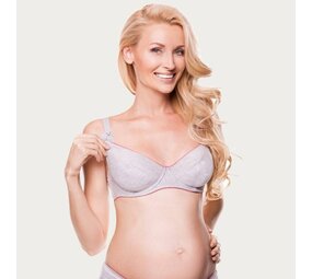 BB (Benefit) Sport Voedingsbh Mama Active Grijs / Roze