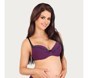 Lupoline Borstvoedingsbh Purple Polka Dots Lupoline Borstvoedingsbh Purple Polka Dots