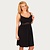 Lupoline Zwangerschapsnachtjurk / Voedingsnachtjurk Sexy Black